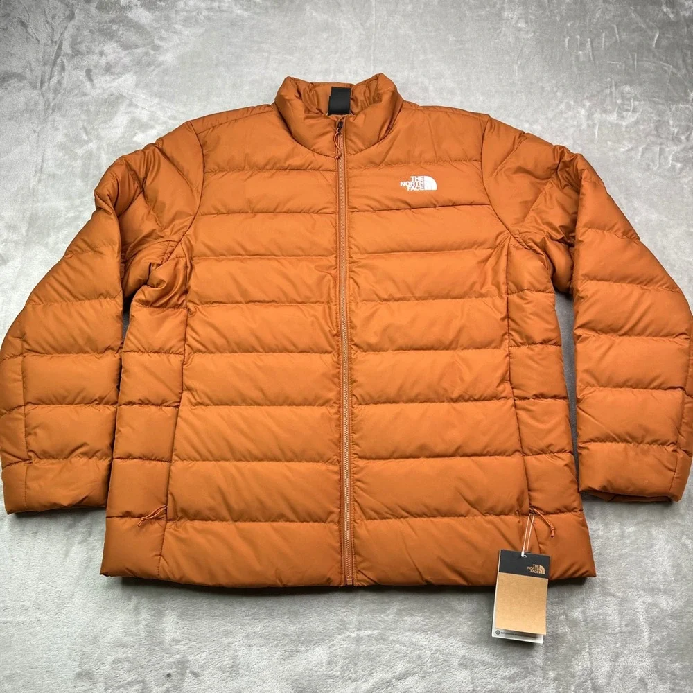 The North Face Aconcagua 3 Jacket Mens XL Burnt Umber Puffer Down Insulated‎